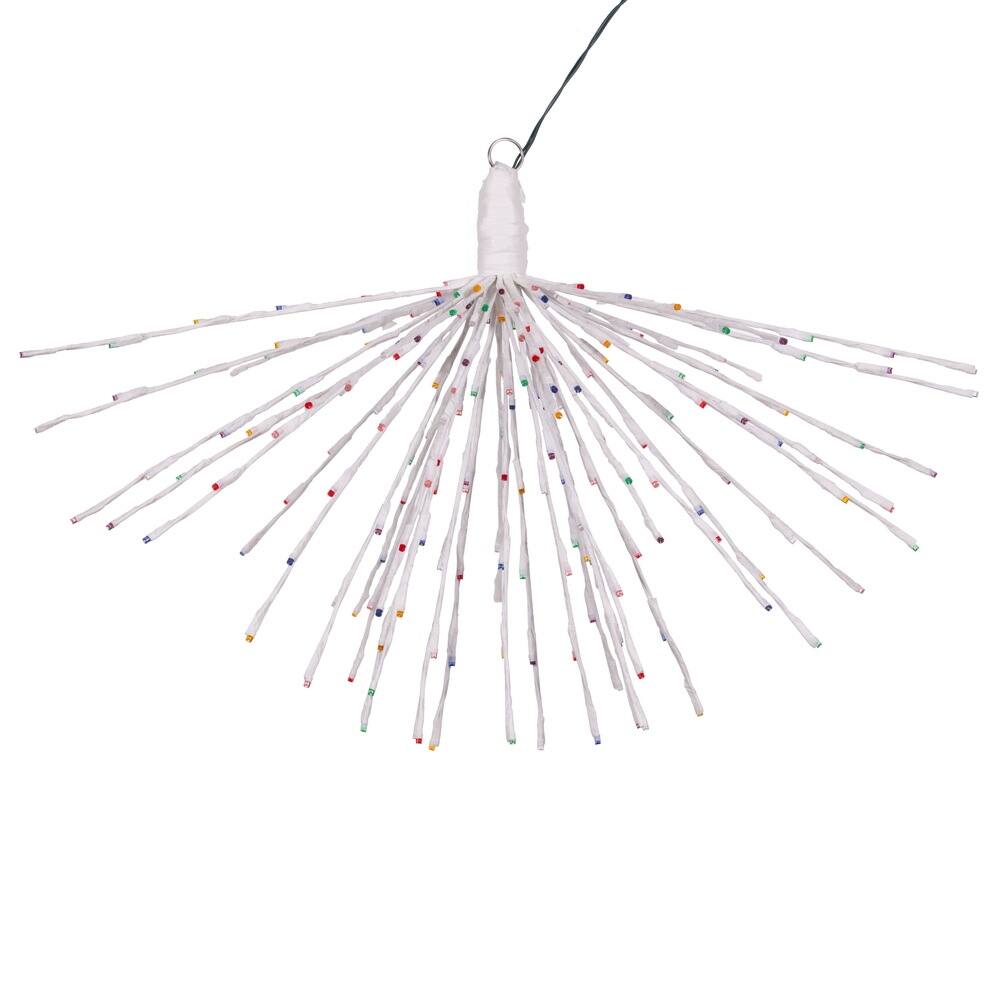 Vickerman 240Lt x 32" White Starburst MultiColored 5mm LED Wide Angle
